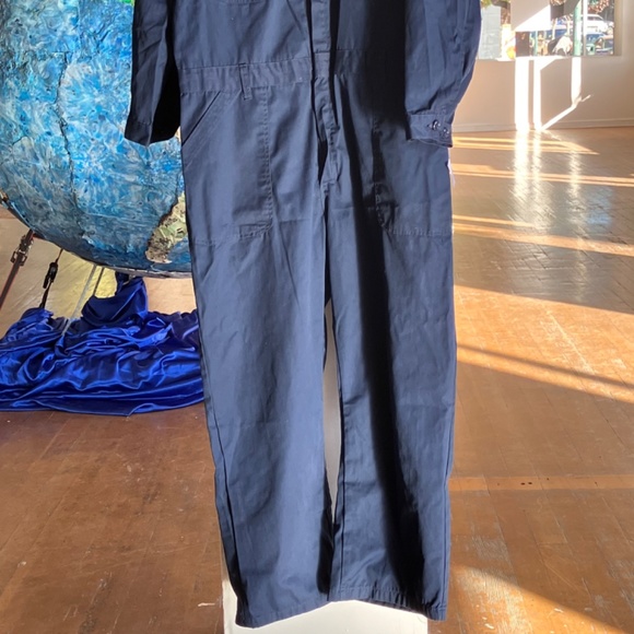Blue utility overalls - Picture 2 of 9